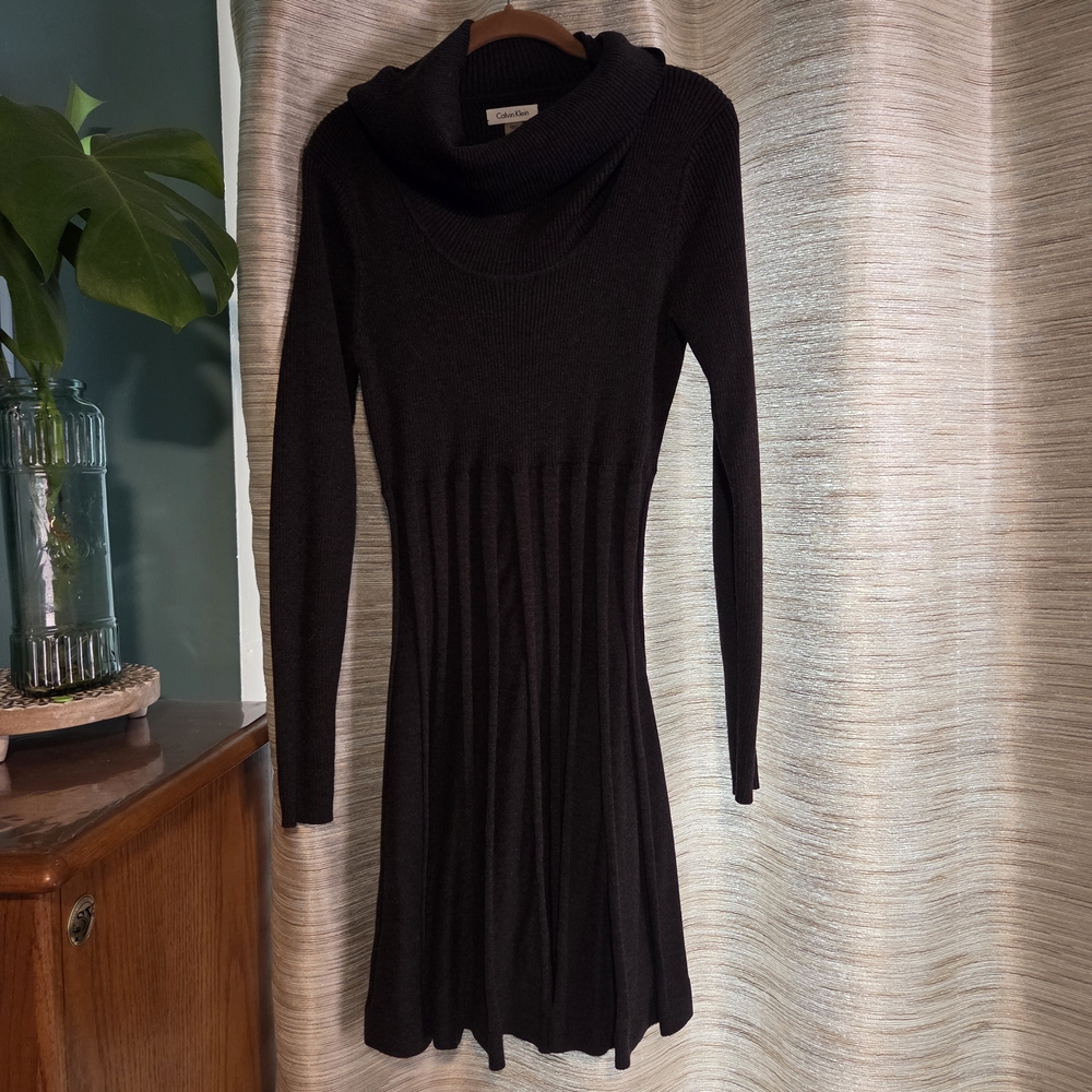 Calvin Klein Black Knit Dress